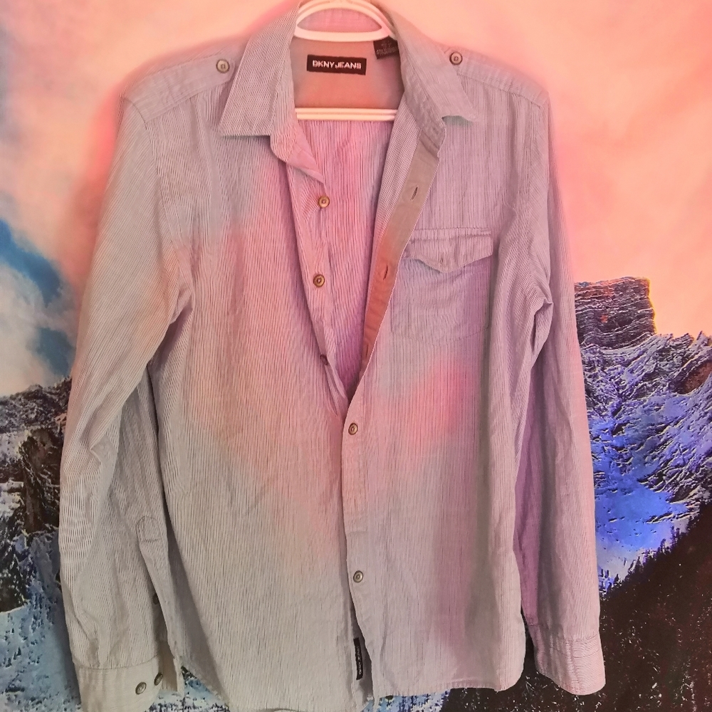 DKNY Jeans Long-Sleeve Button Down Shirt